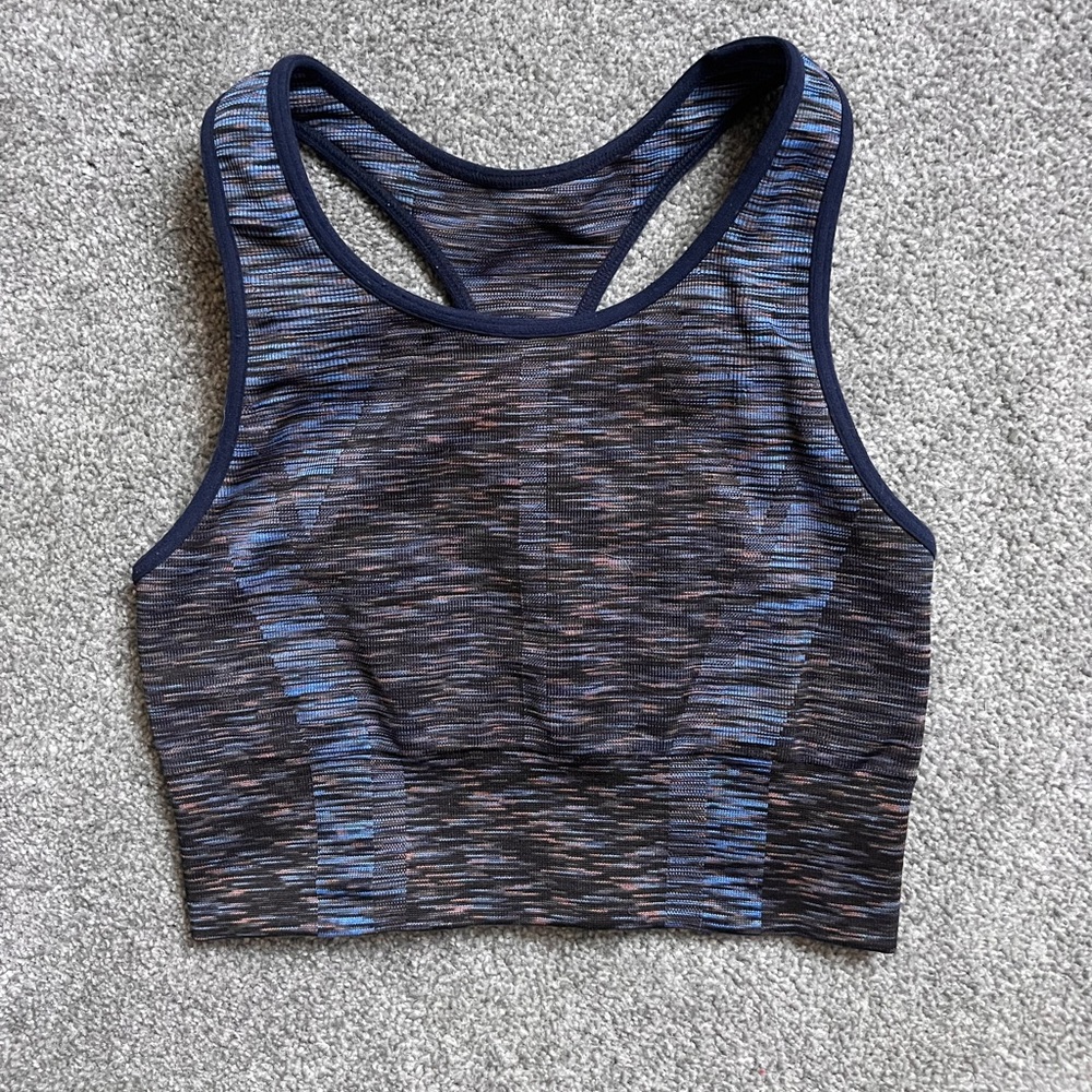 LNDR Marvels Sports Bra, XS, Blue Space Dye